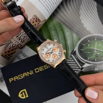 Жіночий годинник Pagani Design PD-1730 Gold-Black